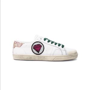 Saint Laurent court classic patch sneaker